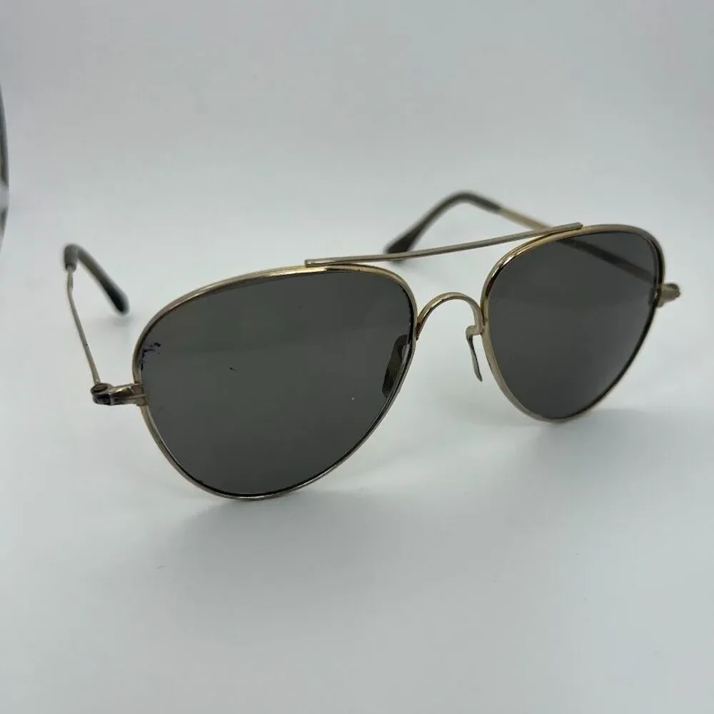 Vintage Foster‎ Grant FF77 Gold Metal Pilot Sunglasses Frames USA